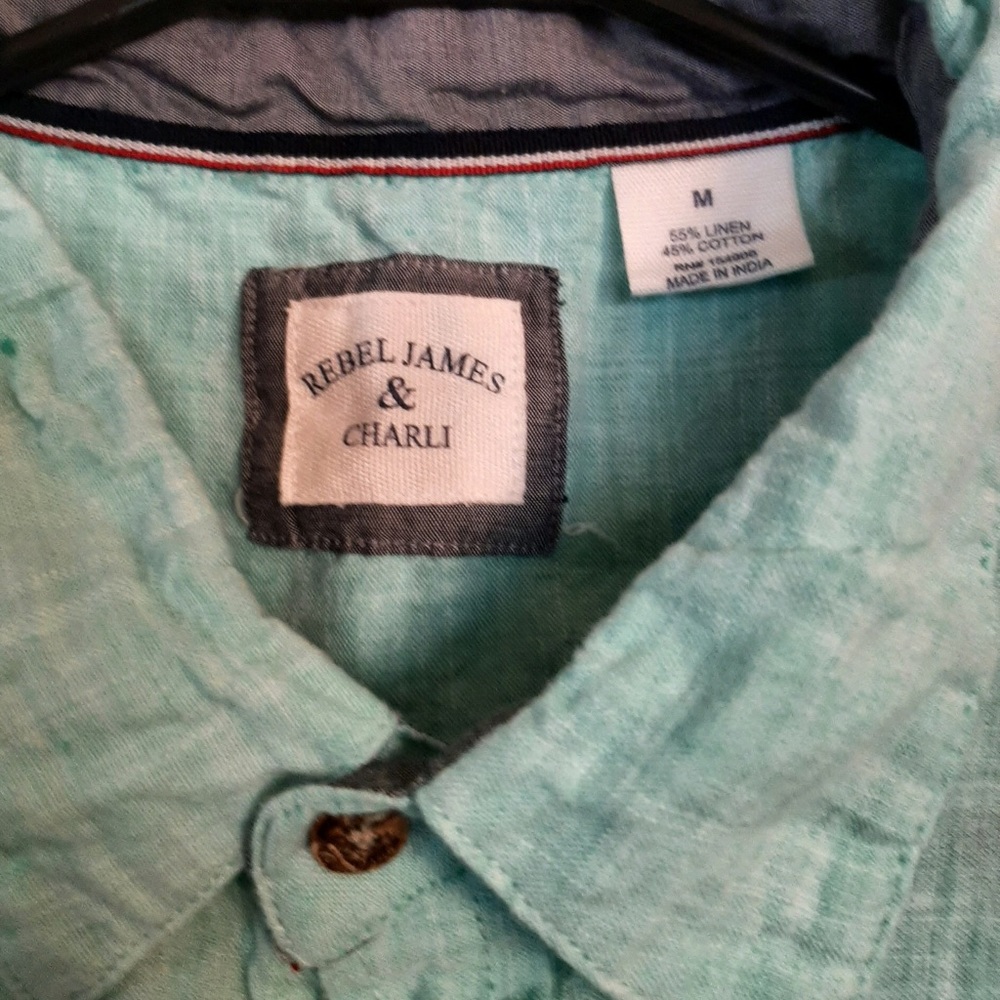 Rebel James & Charli button down short sleeves - Picture 3 of 3